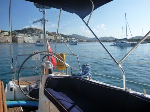 Santa Ponsa from the cockpit