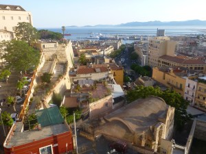 The heights of Cagliari