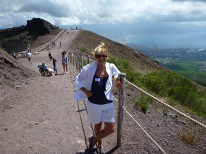 The path to the crater.