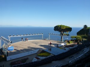 The stage at the Vila Rufolo