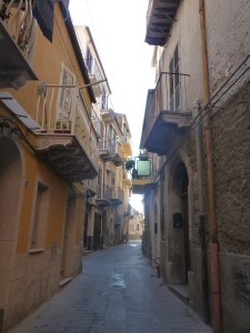 Licata old town near the harbour