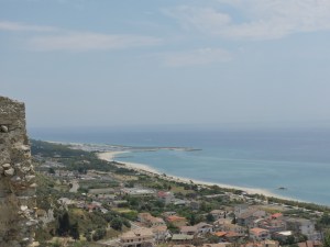 View from castle of Marina Rocella Ionica