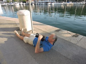 The lengths our crew will go to for the best photo of Milna