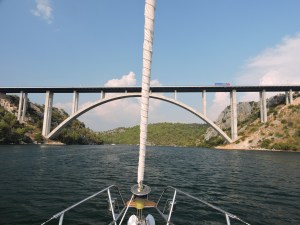 Zagreb -Split toll road crosses the gorge