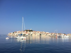 Mooring buoys in Primosten