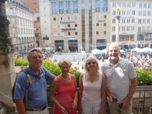 The Rathaus in Munich opened to the pubic for 1 day, with Maria and Jurgen