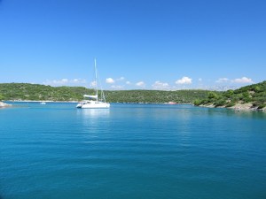 Uvala Luka, a safe, quiet bay