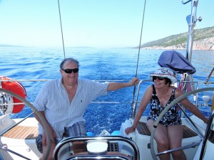 Ros with Phil on watch