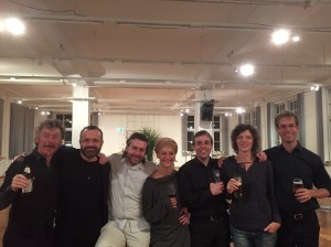 Chamber Orchestra relaxing after their stunning Baroque concert