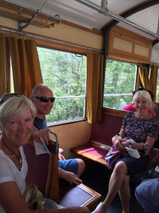 Tram ride to the top of the mountain