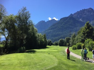 Dolomitengolf course, spectacular.