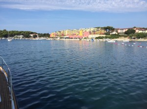 Angela's last night in Uvala Paltana on Marino's mooring buoy