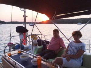 At anchor in U Soline